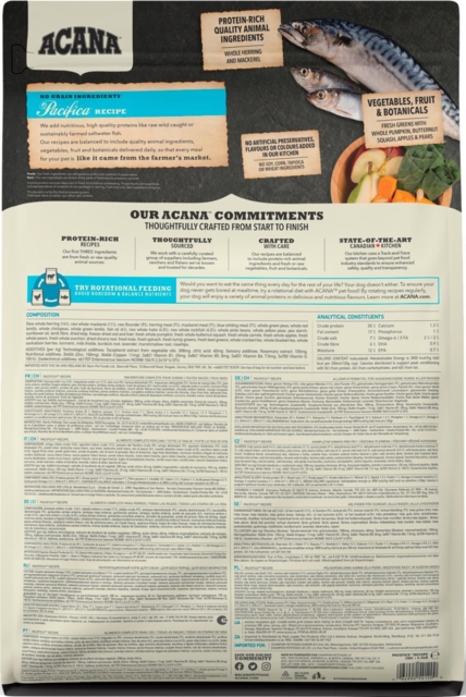 2 kg Acana Pacifica Dog Recipe