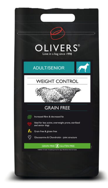 4 KG OLIVERS SENIOR/WEIGHT CONTROL SMALL GRAIN FREE