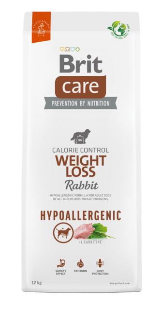 Brit Care Hypoallergenic Weight Loss - Weight Control - Rabbit, 12 kg