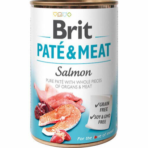 Brit Paté & Meat Salmon, 400 g