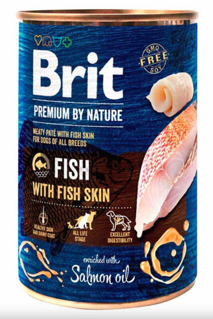 Brit Premium By Nature, Fish with Fish Skin, 400 g