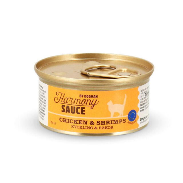Harmony Catfood Sauce Adult Chicken & Shrimps, 70 g
