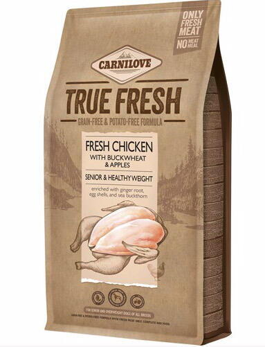 Carnilove True fresh Chicken Senior & Healthy Weight, 4 kg