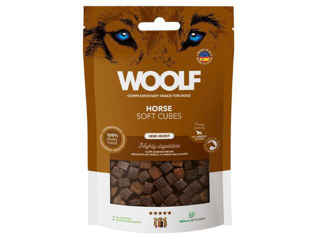 Woolf Soft Cubes Horse, 100 g
