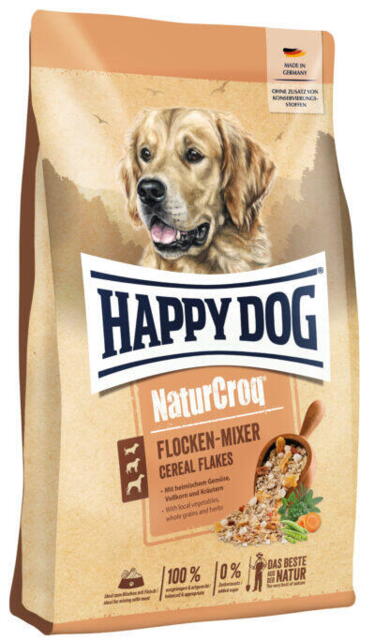 RESTSALG - HAPPY DOG Flocken Mixer (flager til opblanding med vådfoder) - 10 kg