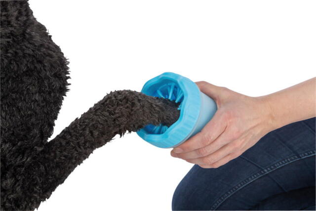 Paw cleaner, silicone/PP - Potevasker