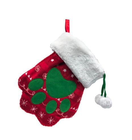 KONG Holiday Stocking Paw, Flerfarvet, str. L