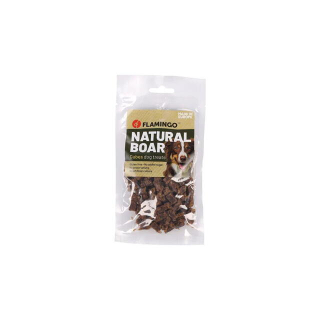 Natural Boar - Snack Nature Vildsvinetern, 80 g - 100% ren vildsvin