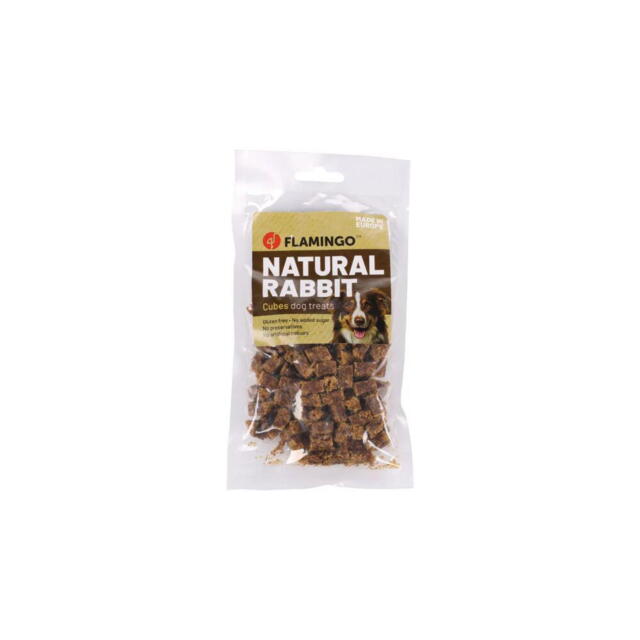 Natural Rabbit - Snack Nature Kanintern, 80 g - 100% ren kanin