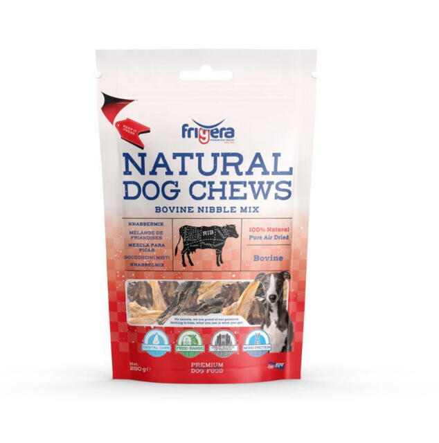 Frigera Natural Dog! Chews Okse nibble Mix, 250 g
