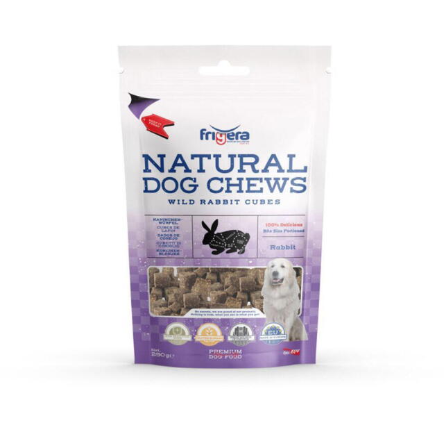 Frigera Natural Dog Chews Kanin tern, 250 g