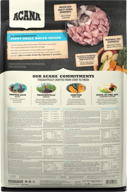 6 kg Acana Puppy Small Breed Recipe