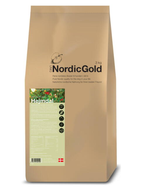 Nordic Gold, Hejmdal - Insektfoder til voksne hunde, 3 kg