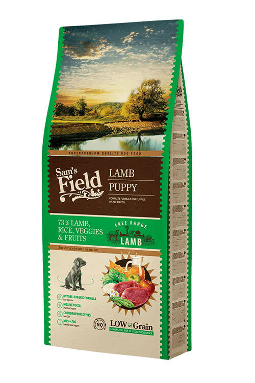 Sams Field Puppy - Lamb, Low Grain, 13 kg