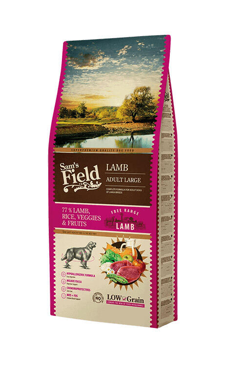 Sams Field Adult Large - Lamb, Low Grain, 13 kg