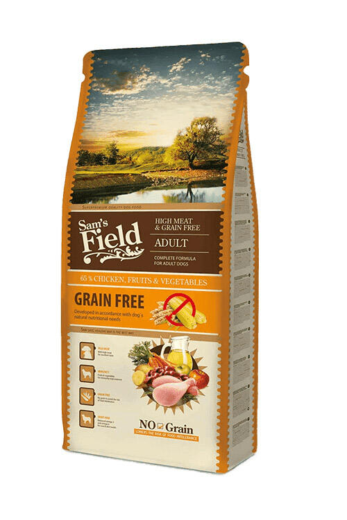 Sams Field Grain Free - Chicken, 13 kg