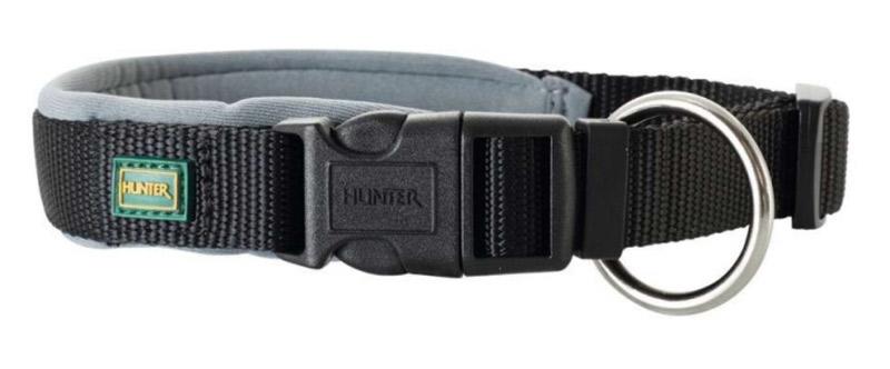 Hunter Neopren Plus Hundehalsbånd i farve sort
