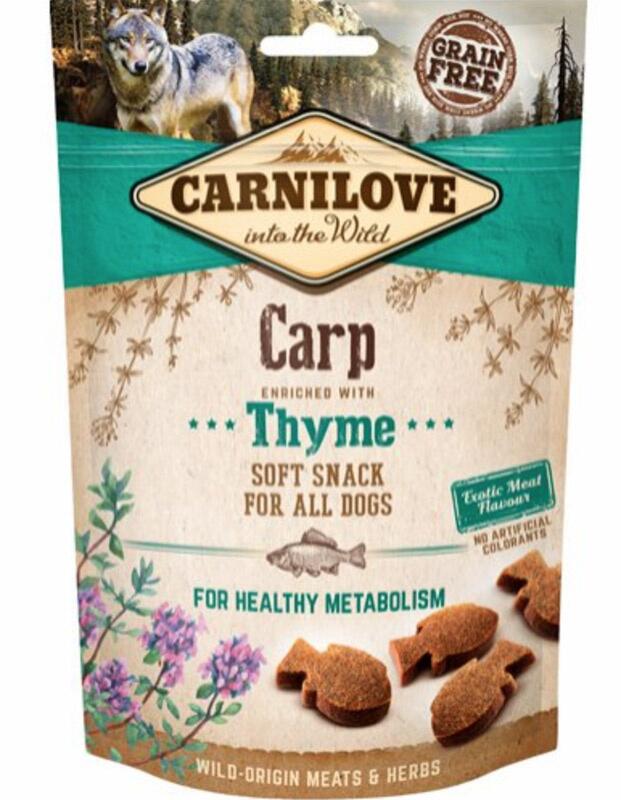 Carnilove Soft Snack Karpe & Timian, 200 g