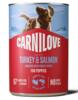 Carnilove Dog Can Paté Salmon & Turkey for Puppies, 400 g