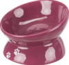 Keramikskål, forhøjet - til katte og små hunde