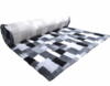 Vet Bed - Profleece tæppe med patchwork 100 x 75 cm