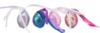 Glitterbolde - 2 stk., assorterede farver -  RESTSALG