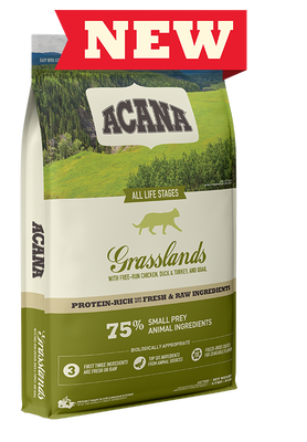 Grasslands Cat Acana 5,4 kg M/GRATIS LEVERING + GRATIS GODBIDDER thumbnail