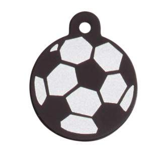 iMarc cirkel soccer ball, rund 39 mm - farve sort thumbnail