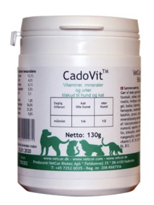 CadoVit 300 g, vitaminer, mineraler og urter thumbnail