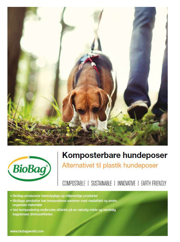 KW Biobag - Kompostbar høm -høm hundeposer, 50 stk. (20 x 32 cm) thumbnail