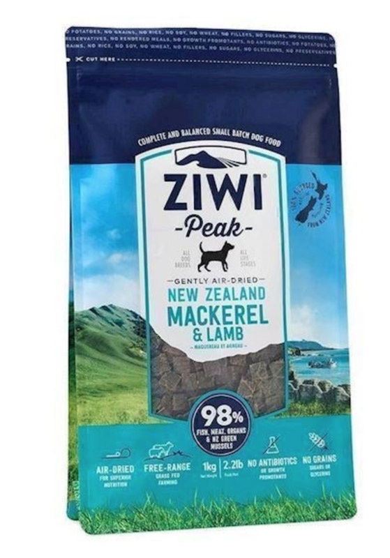 ZiwiPeak Dog - Air-dried Mackerel & Lamb 4 kg thumbnail