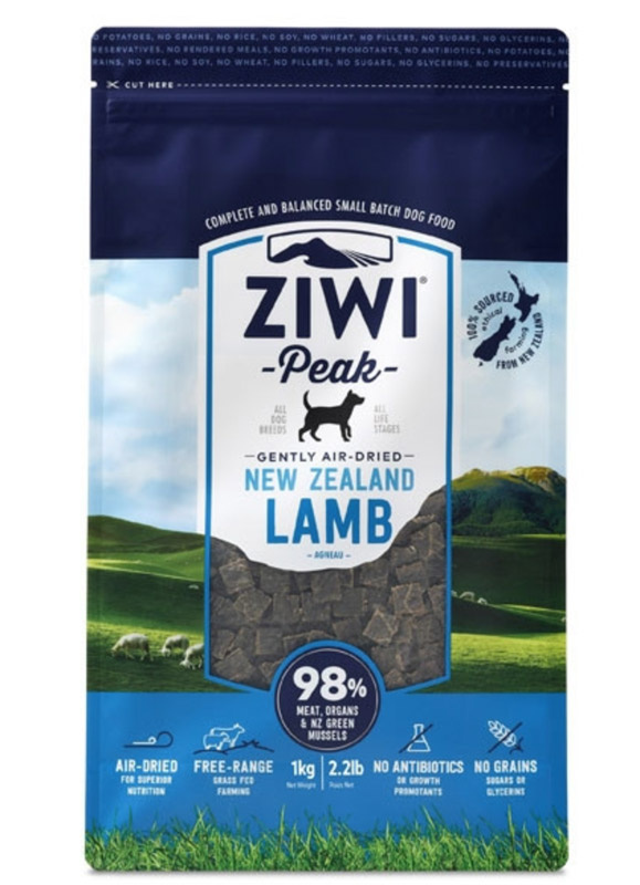 ZiwiPeak Dog - Air-dried Lamb 4 kg thumbnail