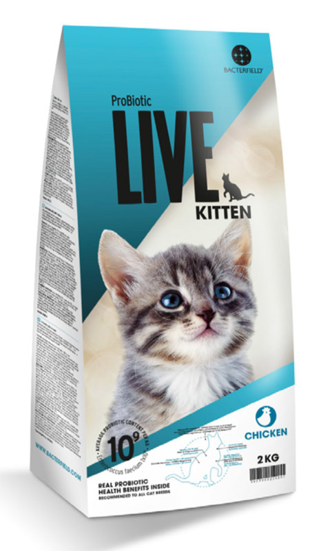 Probiotic Live Kitten Chicken - Kylling til killing - 8 kg thumbnail