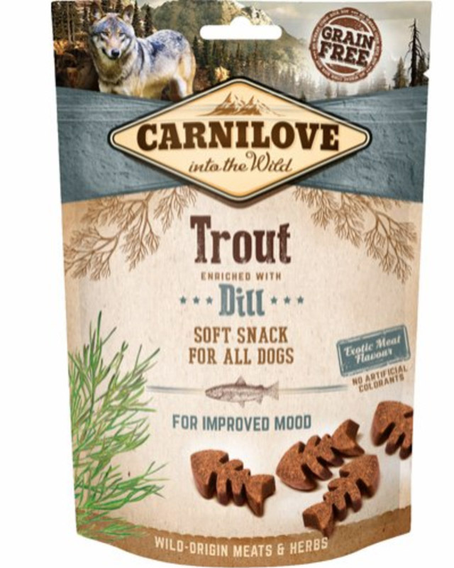 Carnilove Soft Snack Ørred & Dild, 200 g thumbnail