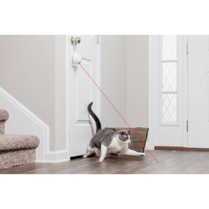 Dancing Dot Laser legetøj kat, til bord eller dørhåndtag thumbnail