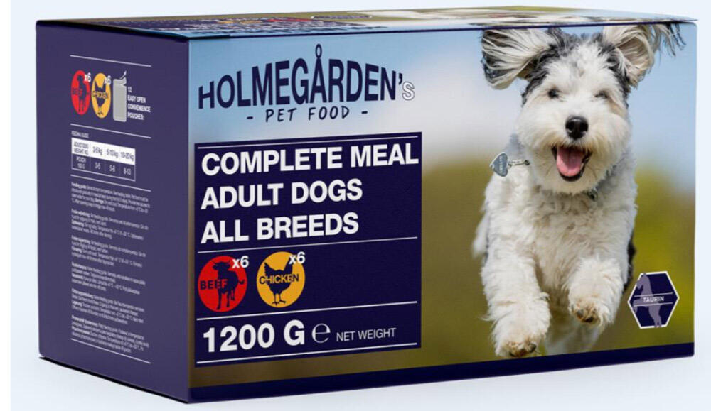 Holmegården Dog Wet Food 12 x 100 g. (chicken & beef) thumbnail