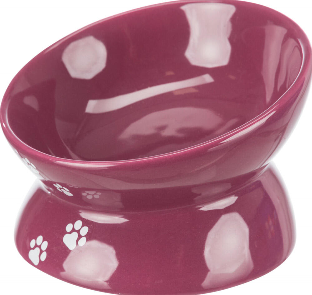 Keramikskål, forhøjet - til katte og små hunde thumbnail