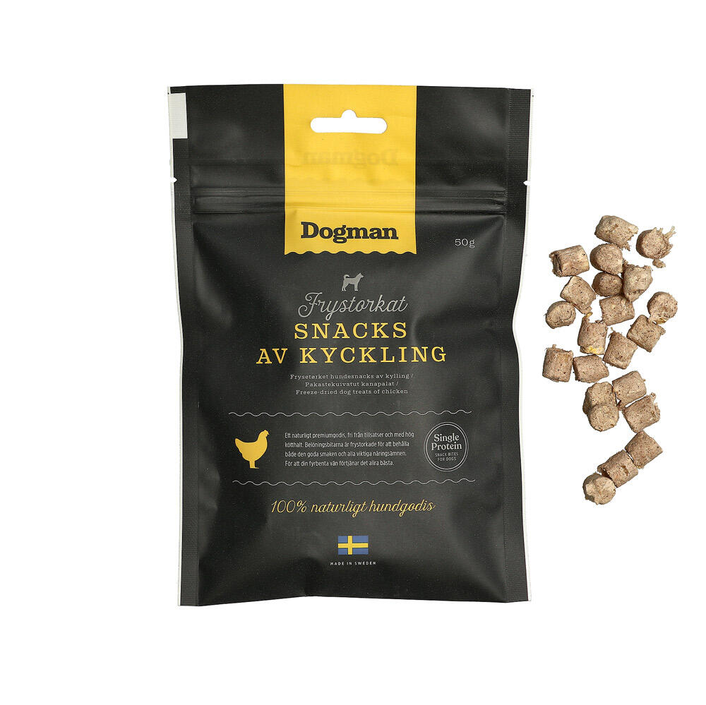 Dogman frysetørret Snacks, 50 g - 100% naturlig med okse thumbnail
