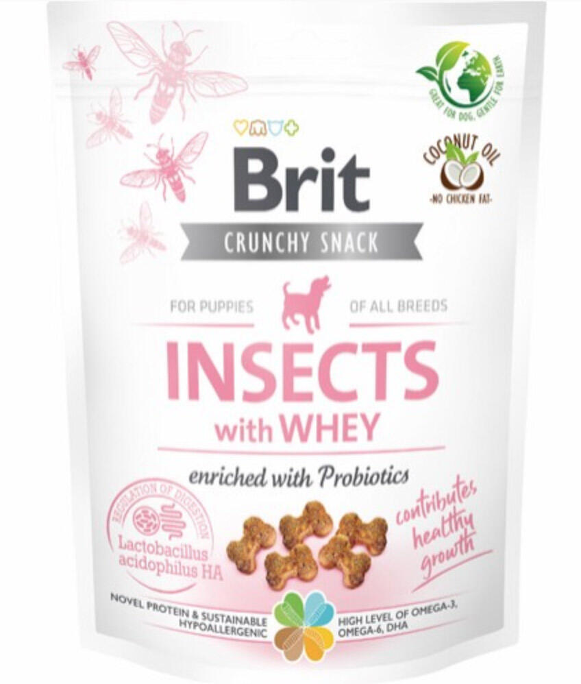 Brit Care Dog Crunchy Cracker. Puppy Insects, 200 g - KORNFRI thumbnail
