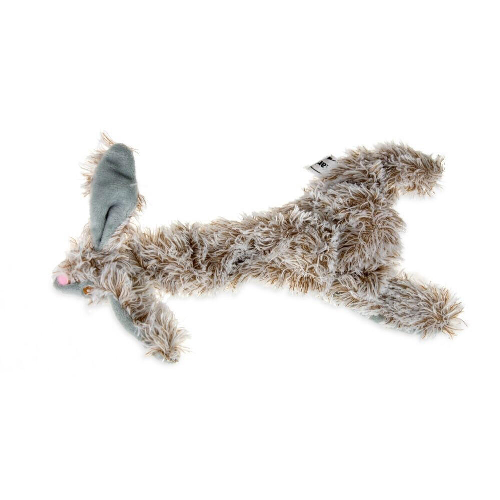 Plush Rabbit, str. 30 cm, sjovt plyslegetøj til hunden uden fyld thumbnail
