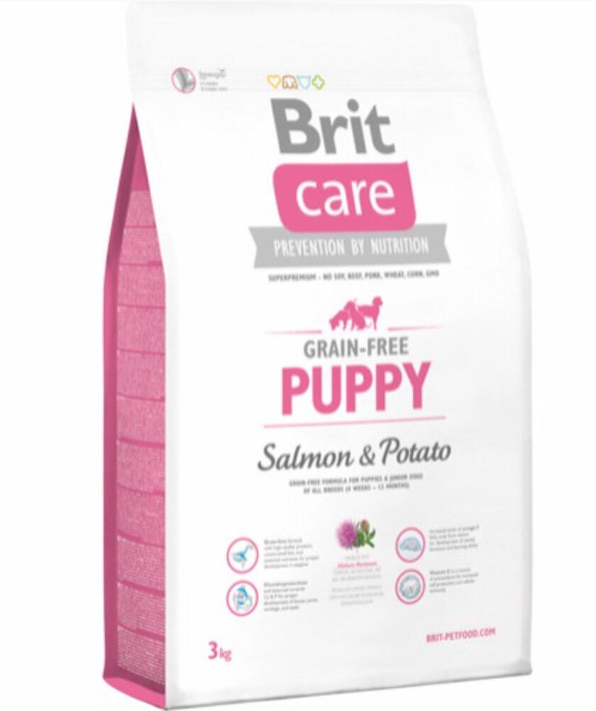 Brit Care grain-Free Puppy Laks & Kartofler, 3 kg thumbnail
