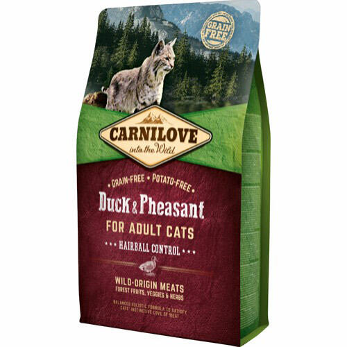 Adult Carnilove Cat - Hairball Control, 2 kg thumbnail