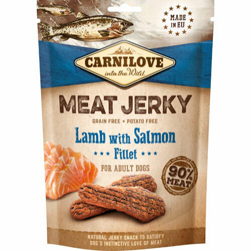 Carnilove Jerky Lamb with Salmon Fillet, 100 g thumbnail