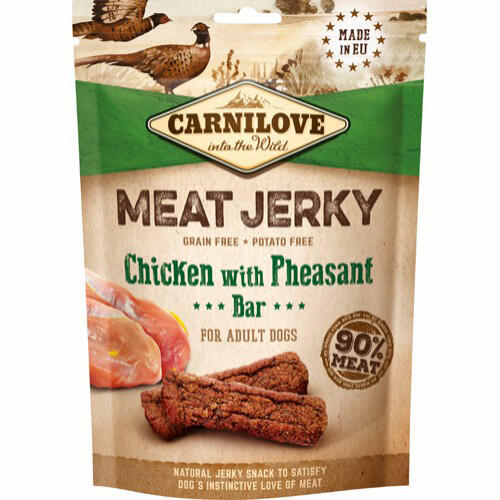 Carnilove Jerky Chicken with Pheasant Bar, 100 g thumbnail