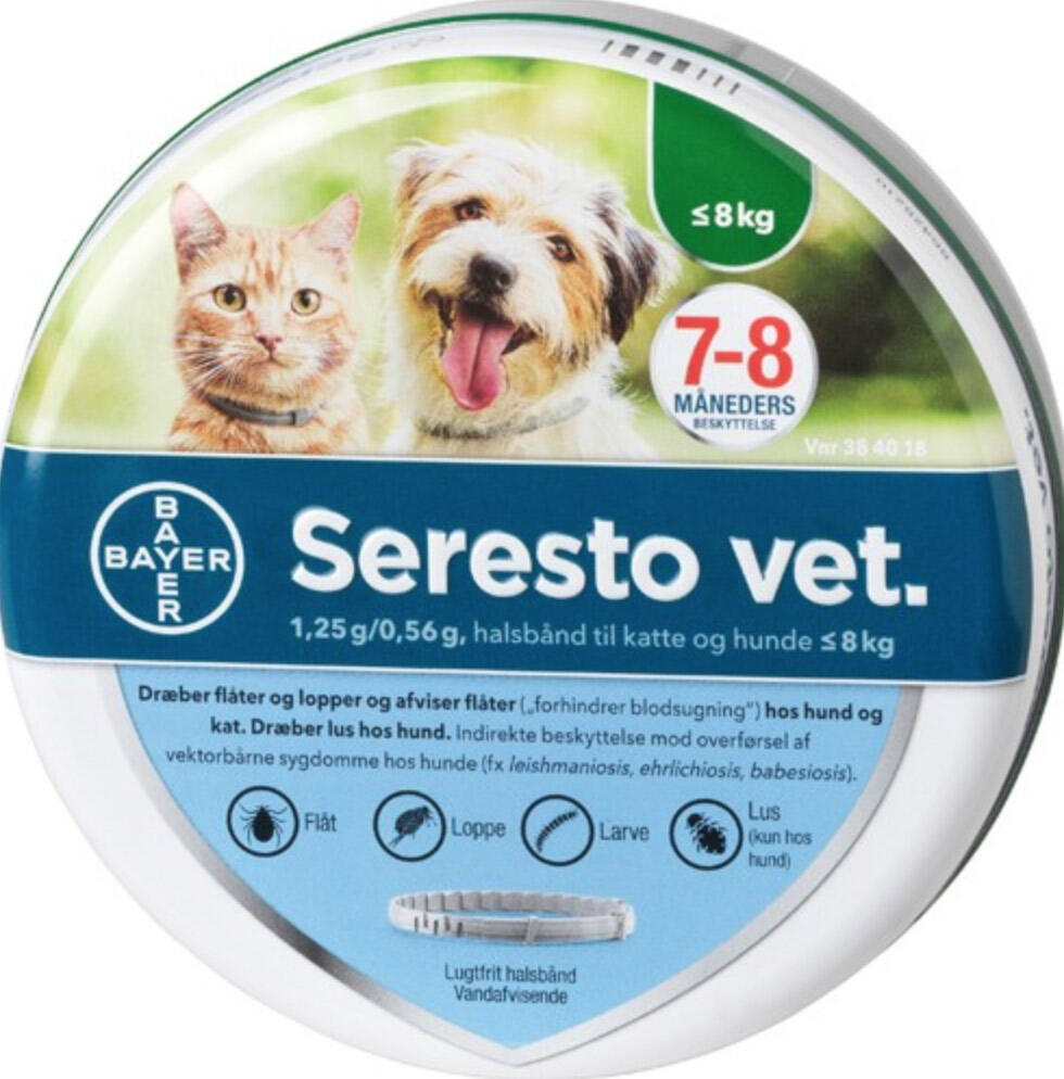 Seresto Vet halsbånd Kat/Hund under 8 kg thumbnail