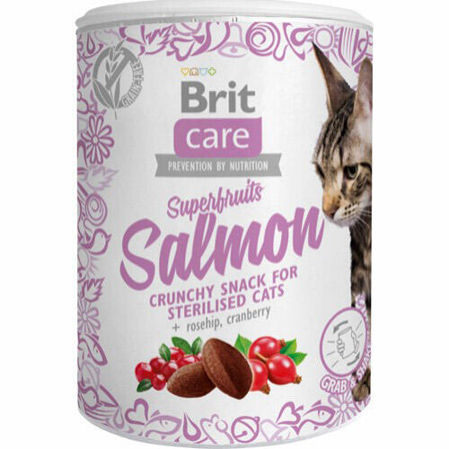 Brit CAT Care Snack Superfruits Laks, 100 g thumbnail