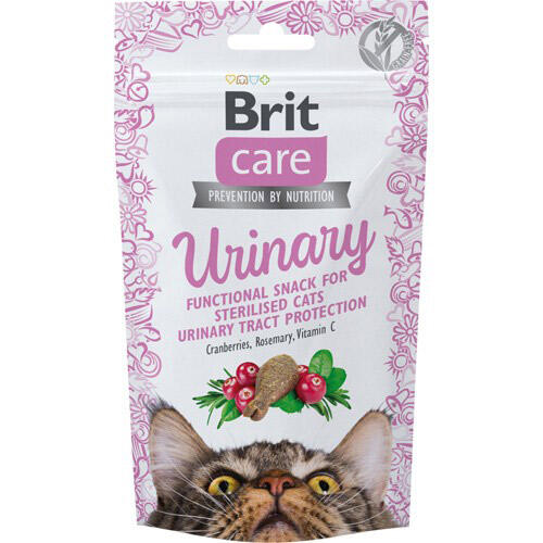 Brit Care Cat Snack Urinary til steriliserede katte, 50 g thumbnail